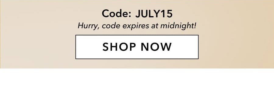 15% off for July 4th