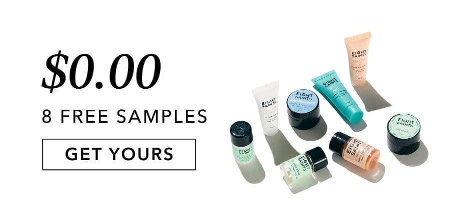 Get 8 free samples