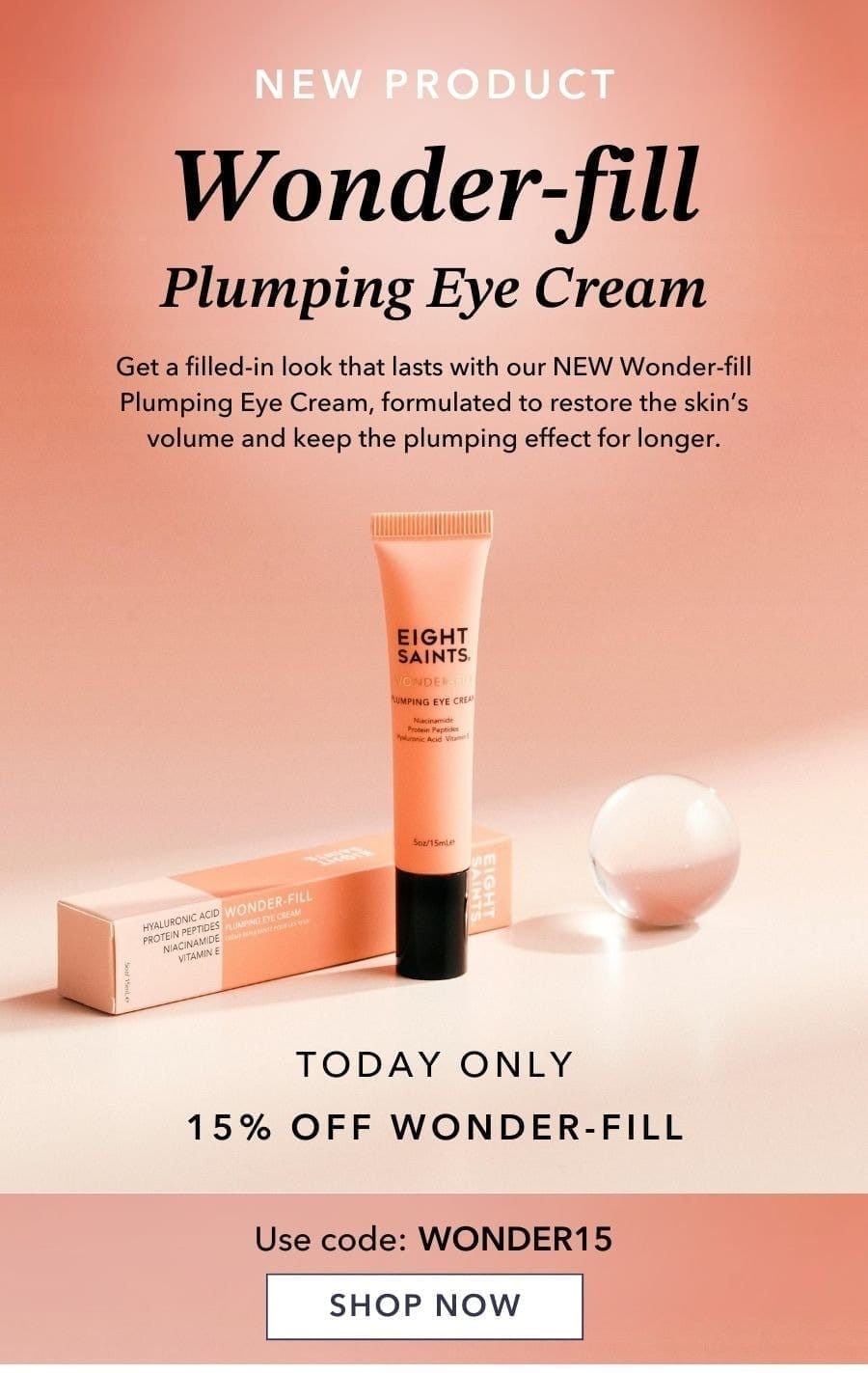 New Wonder-fill Plumping Eye Cream