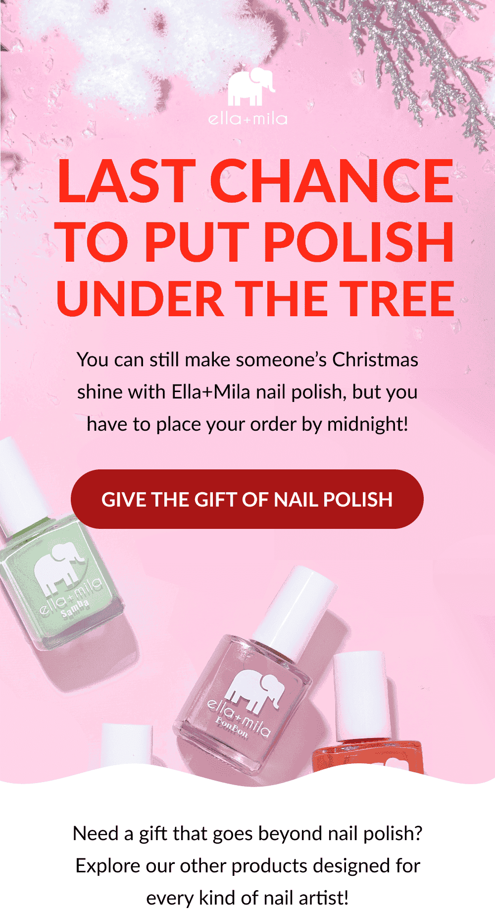 Last chance to put polish under the tree