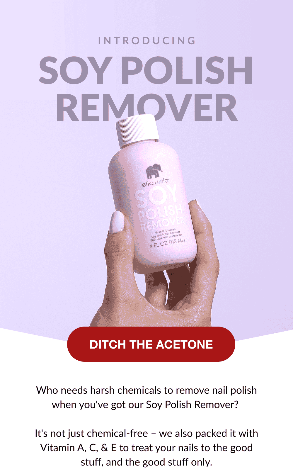 Introducing Soy Polish Remover