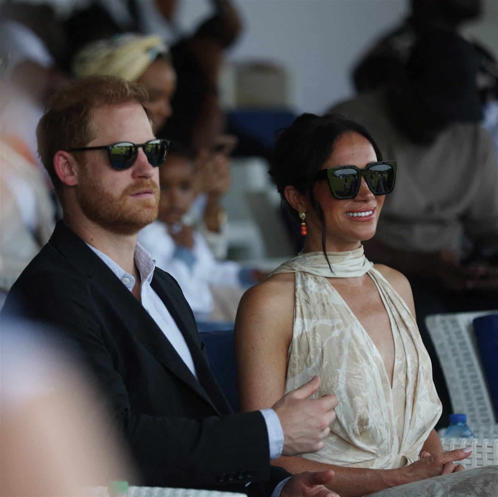 She and Prince Harry attended a polo match at the esteemed Lagos Polo Club