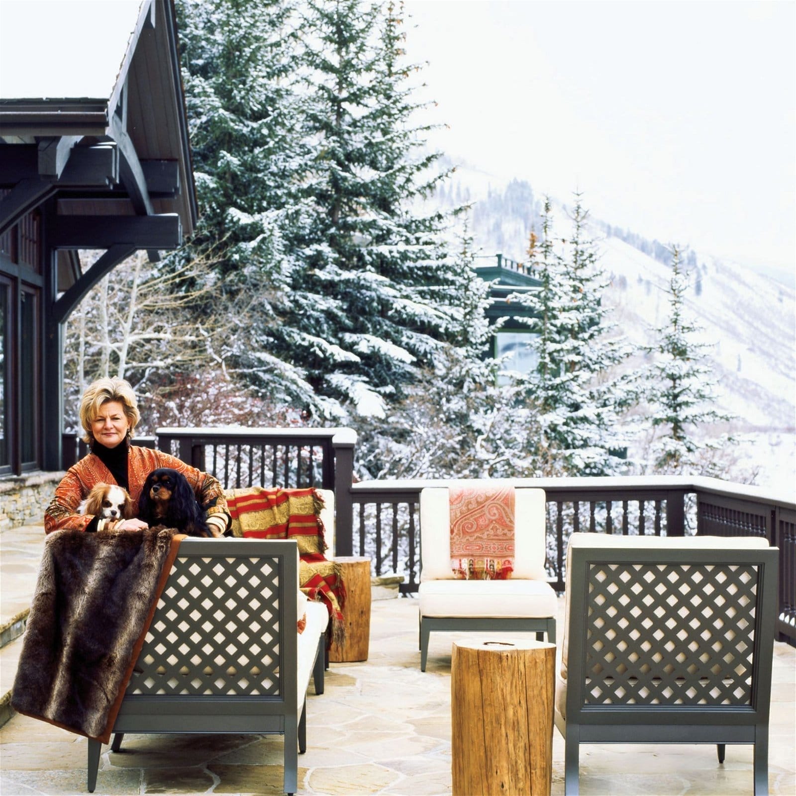 From the Archive: Charlotte Moss Brings a Touch of the Alps to Her Elegant Aspen Getaway