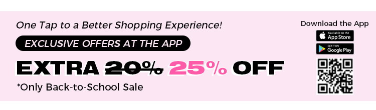 20% OFF IN APP