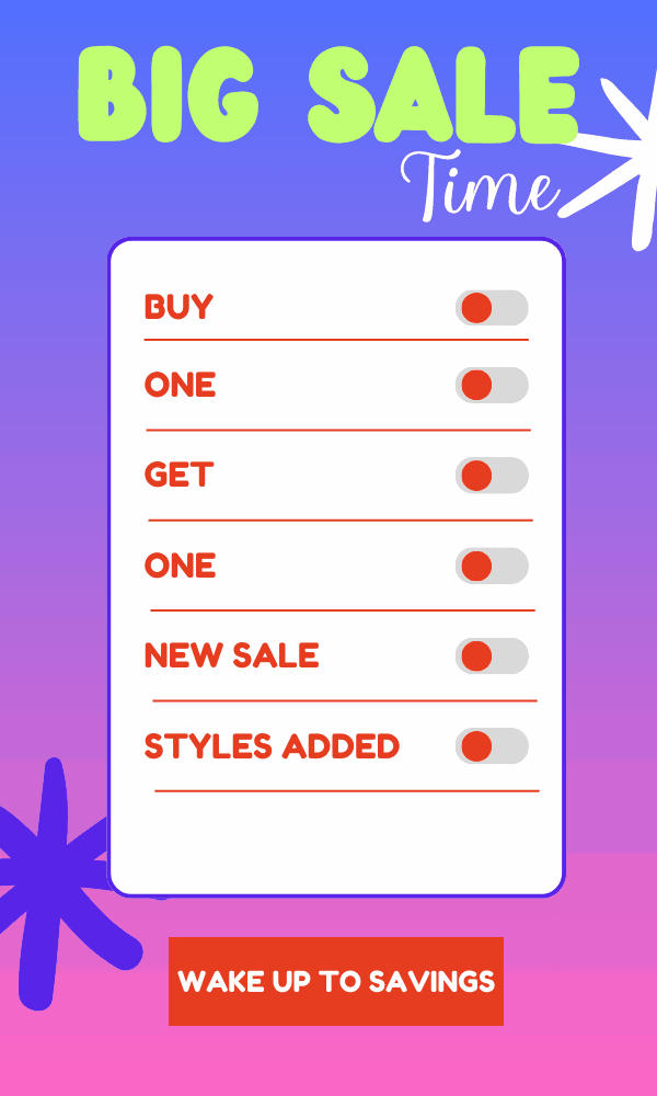 BUY ONE GET ONE NEW SALE STYLES ADDED