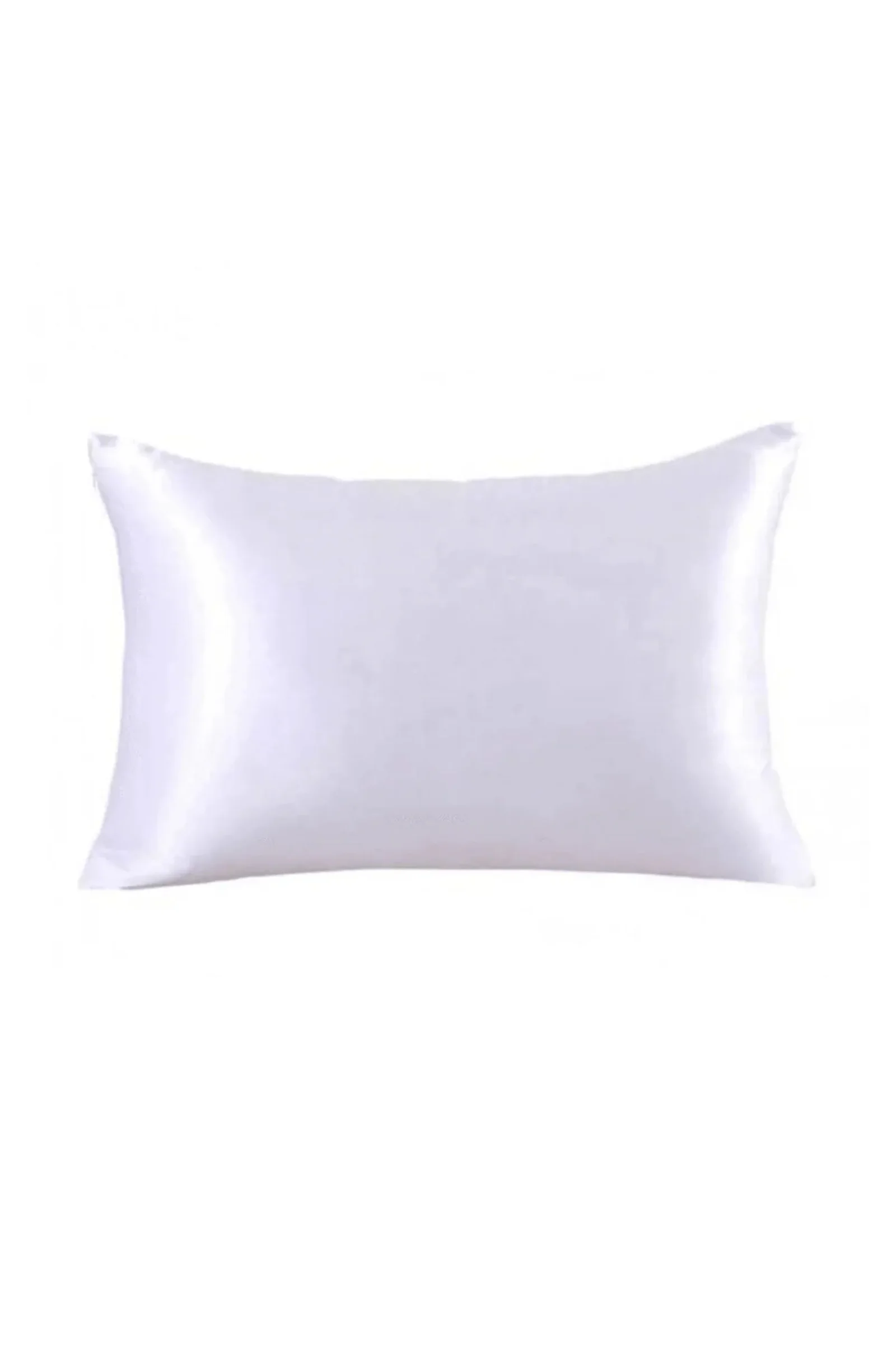 Image of Luxurious Silk Pillowcase in White