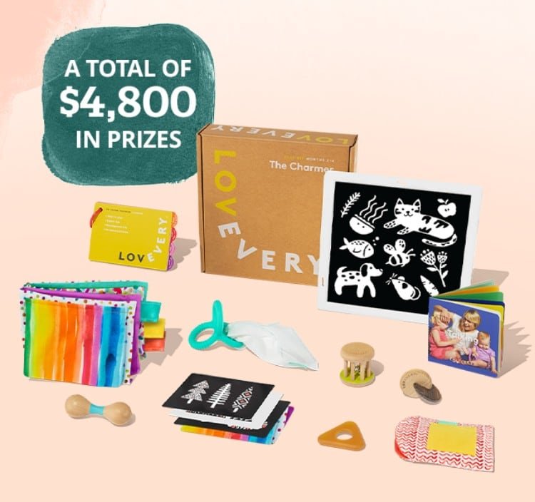 November Sweepstakes from Lovevery - A total of \\$4,800 in prizes
