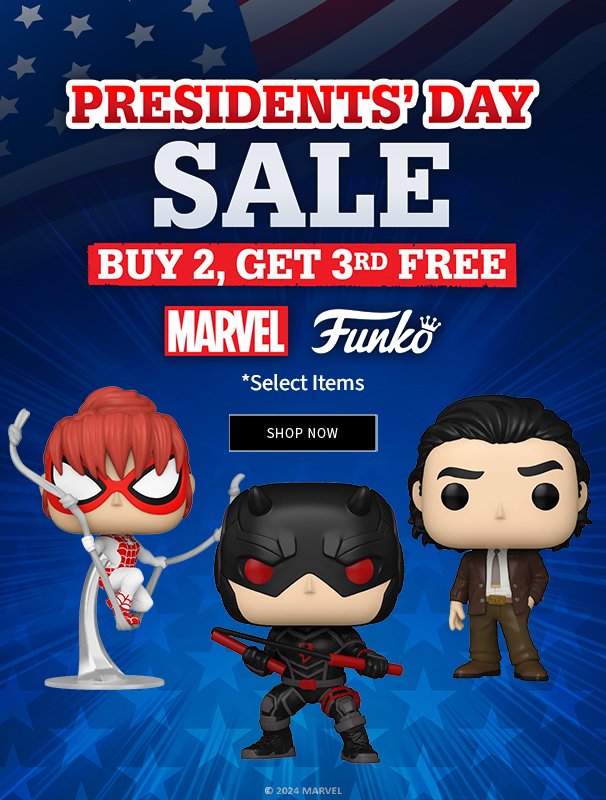 Presidents' Day Sale Buy 2, Get 3rd Free