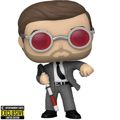 Spider-Man: No Way Home Matt Murdock with Brick Pop! Vinyl Figure #1221 - Entertainment Earth Exclusive