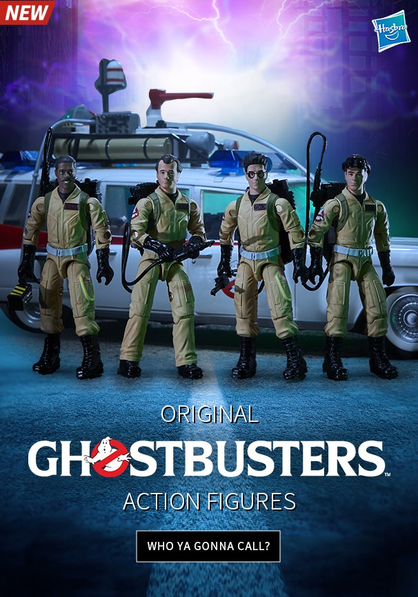 Original Ghostbusters Action Figures Who Ya Gonna Call?