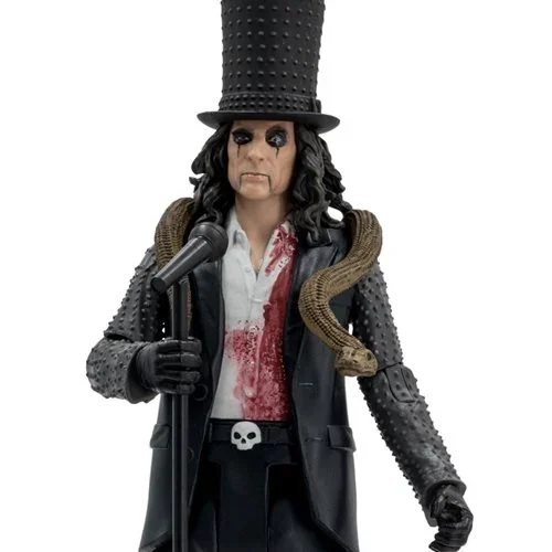 Music Maniacs Metal Wave 1 Alice Cooper 6-Inch Scale Action Figure