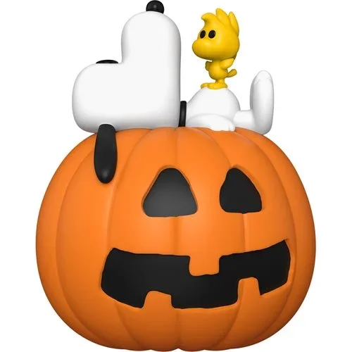 It's the Great Pumpkin Charlie Brown Snoopy & Woodstock with Pumpkin Deluxe Funko Pop! Vinyl Figure #1589