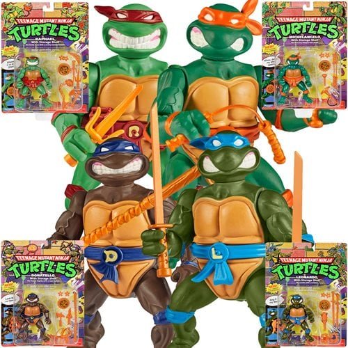 Teenage Mutant Ninja Turtles Classic Storage Shell Action Figure 4-Pack