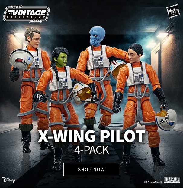 Star Wars: The Vintage Collection X-Wing Pilot 4-Pack