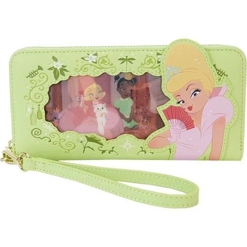 Princess and the Frog Tiana Lenticular Zip-Around Wristlet