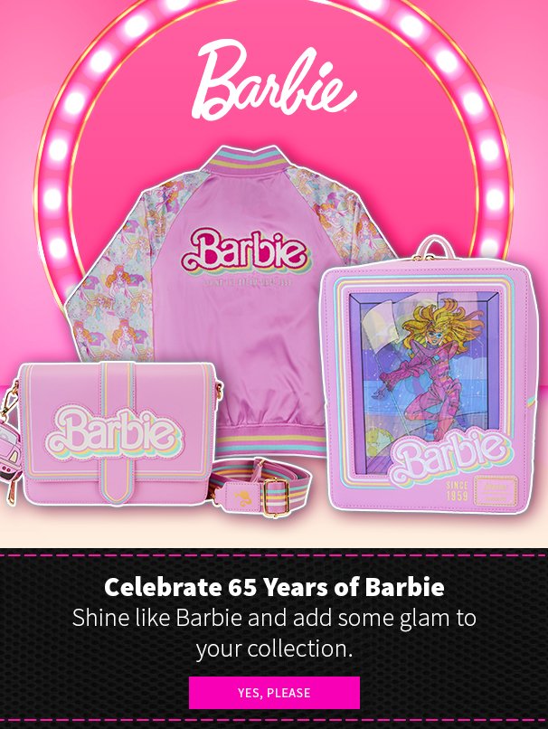 Celebrate 65 Years of Barbie Shine like Barbie and add some glam to your collection Yes, Please