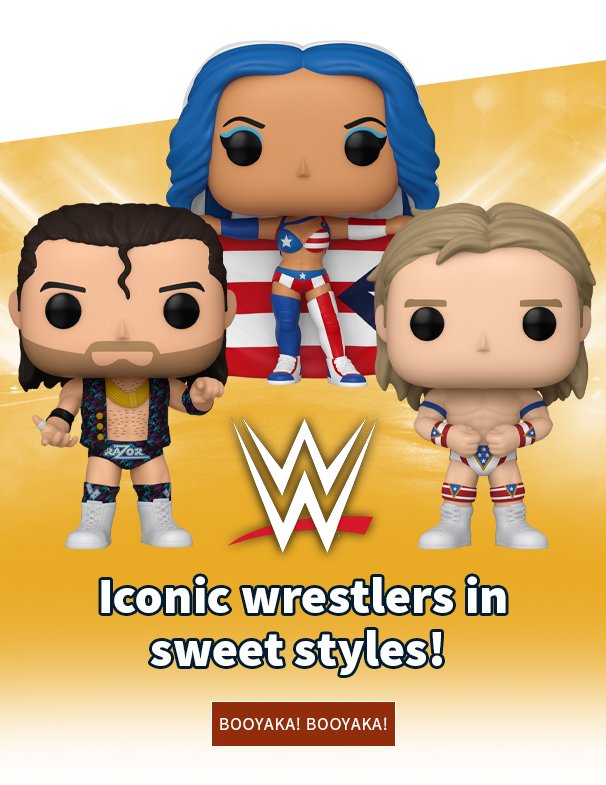 Iconic wrestlers in sweet styles! Booyaka! Booyaka!