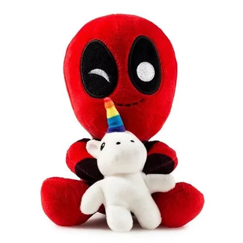 Deadpool with Unicorn HugMe Shake-Action Plush