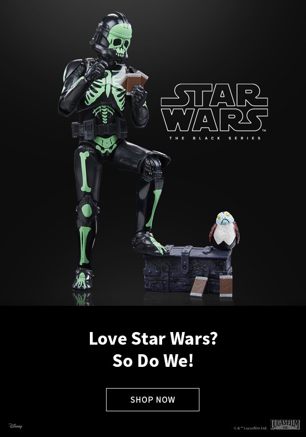 Love Star Wars? So Do We! Shop Now