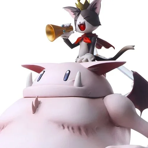 Final Fantasy VII Cait Sith and Fat Moogle Bring Arts Action Figures