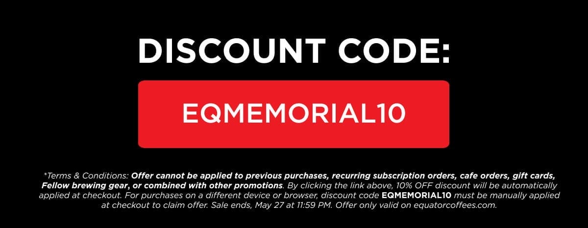 Discount Code: EQMEMORIAL15