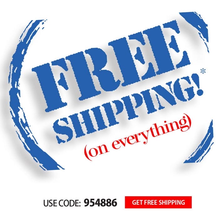 FREE SHIPPING, NO HURDLE