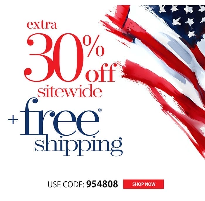 EXTRA 30% OFF + FREE SHIPPING ON ORDERS OF \\$99 OR MORE!