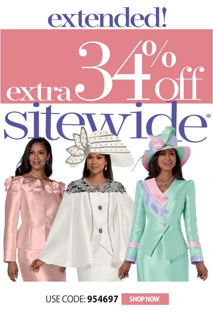 EXTRA 34% OFF SITEWIDE!