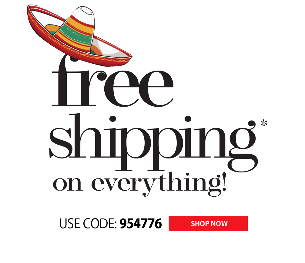 FREE SHIPPING ON EVERYTHING !