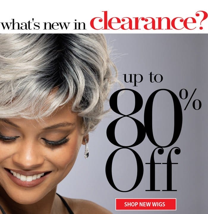 SHOP ALL CLEARANCE WIGS