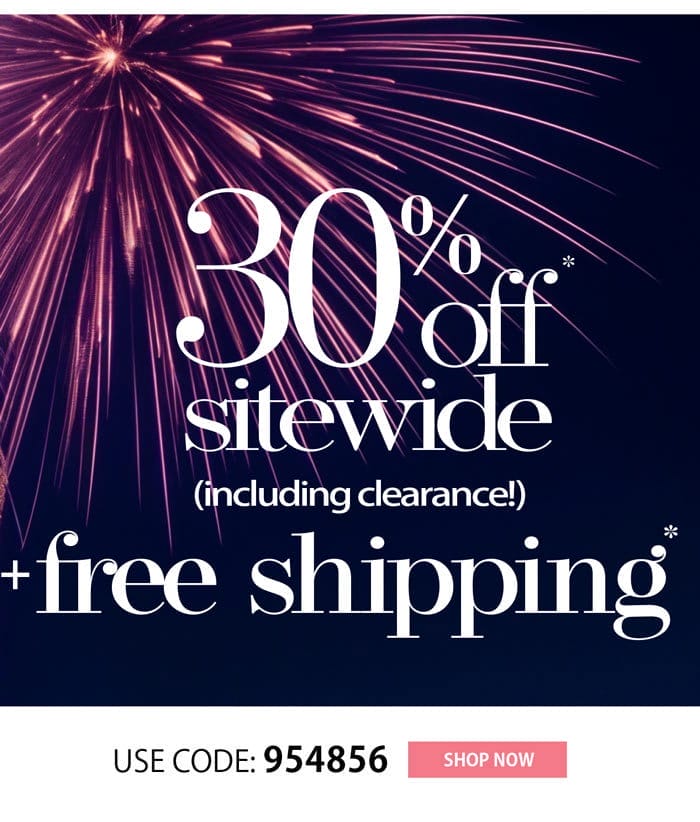 EXTRA 30% OFF + FREE SHIPPING ON ORDERS OF \\$99 OR MORE!