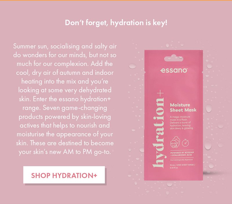 SHOP HYDRATION+