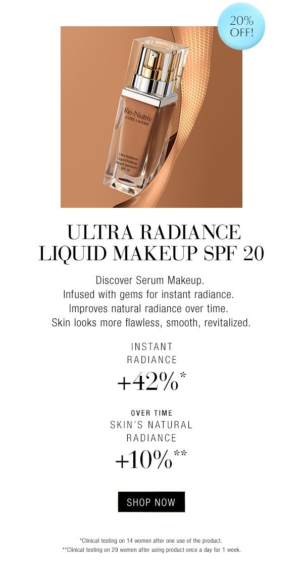 Liquid makeup spf 20