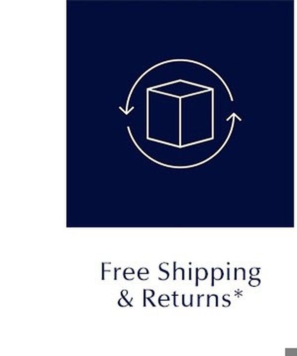 Free shipping & returns<br>