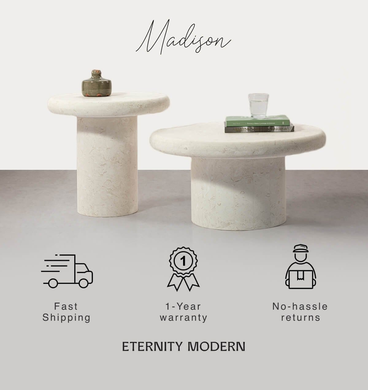 Madison - Fast Shipping - 1 Year Warranty - No hassle returns - ETERNITY MODERN