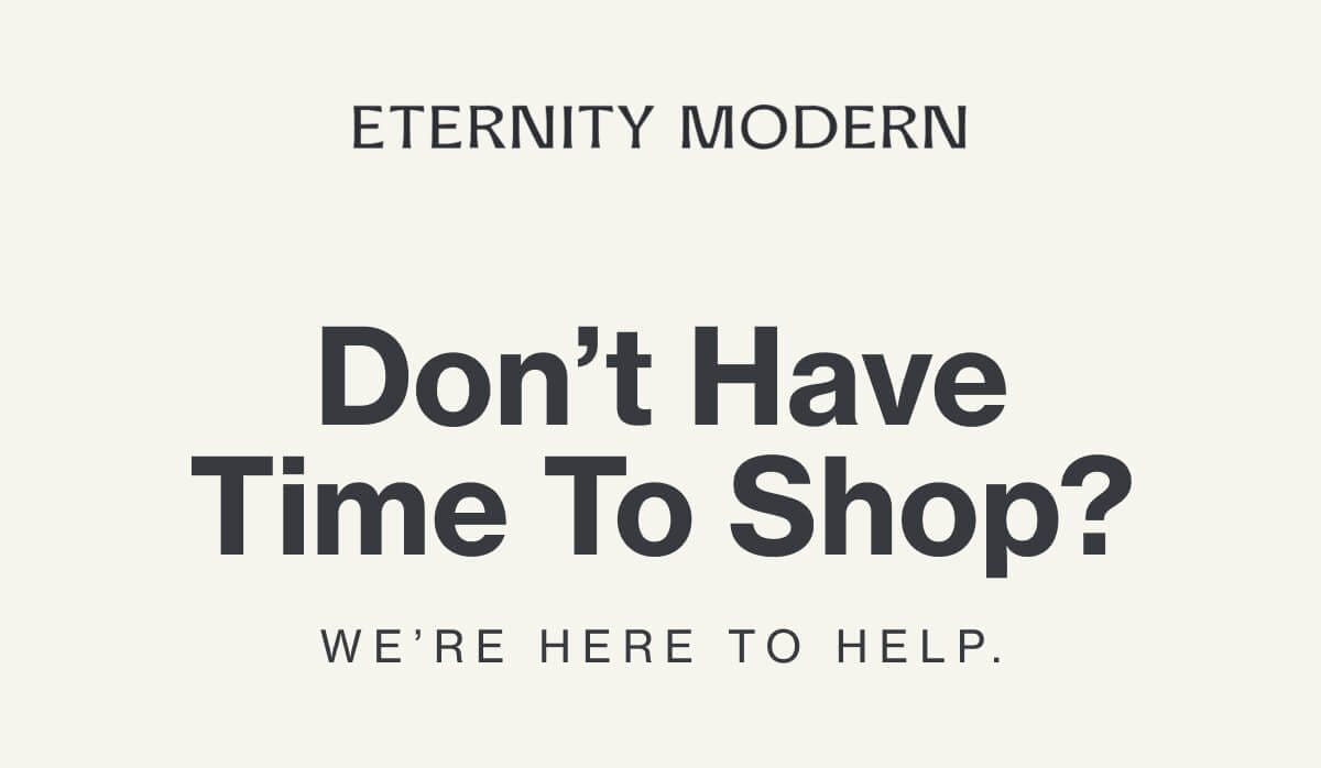 Don’t Have Time To Shop?