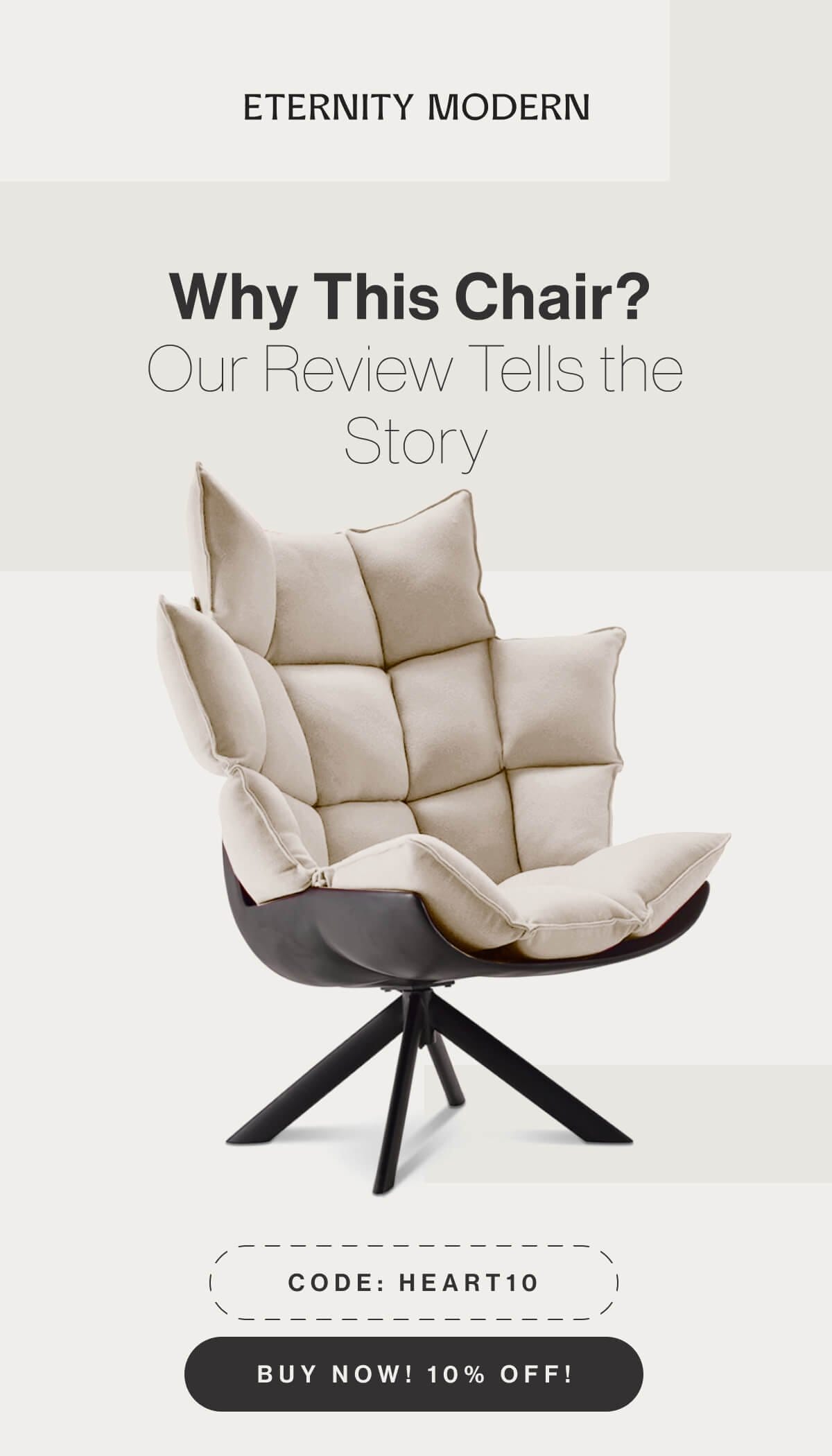 Why This Chair? Our Review Tells the Story - Code: HEART10 - Buy Now! 10% Off!