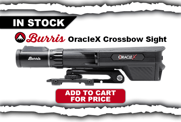 We have the Burris OracleX Crossbow Sight in stock now. Add to your Cart to see the price!