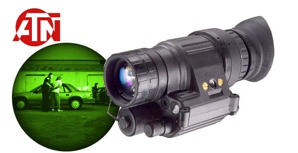 ATN PVS14-2 Gen 2+ 60-64lp/mm P43 Green Phosphor Night Vision Monocular NVMPPVS142G