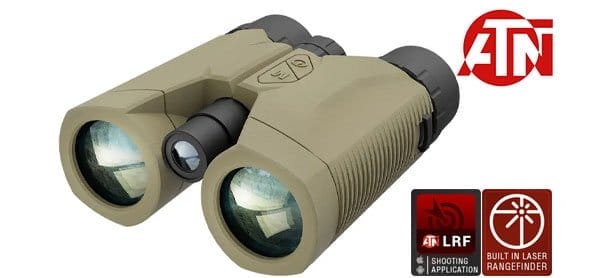 ATN 10x42 3000m Laser Ballistics Laser Rangefinding Binocular BN1042LRF3K