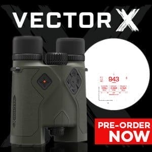 VECTRONIX SHOOTING SOLUTIONS VECTOR X 42 8x42 Rangefinding Binocular w/MSR-SMR Reticle