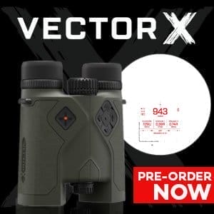 VECTRONIX SHOOTING SOLUTIONS VECTOR X 42 10x42 Rangefinding Binocular w/MSR-SMR Reticle