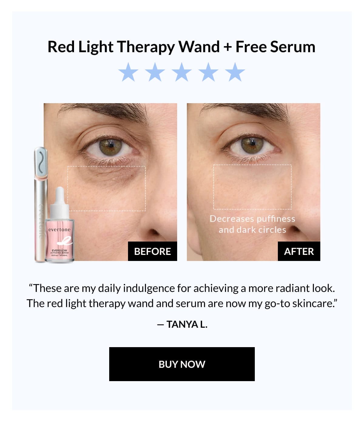 Red Light Therapy Wand + Free Serum