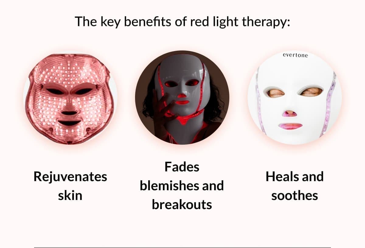 The key benefits of red light therapy: