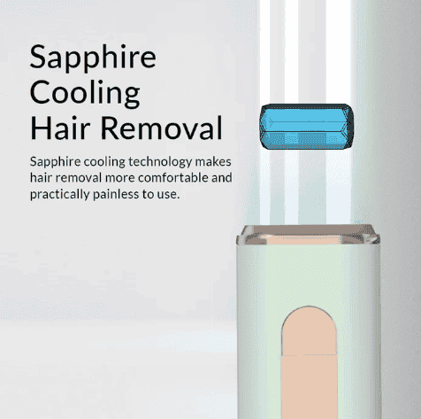 sapphire cooling hair removal