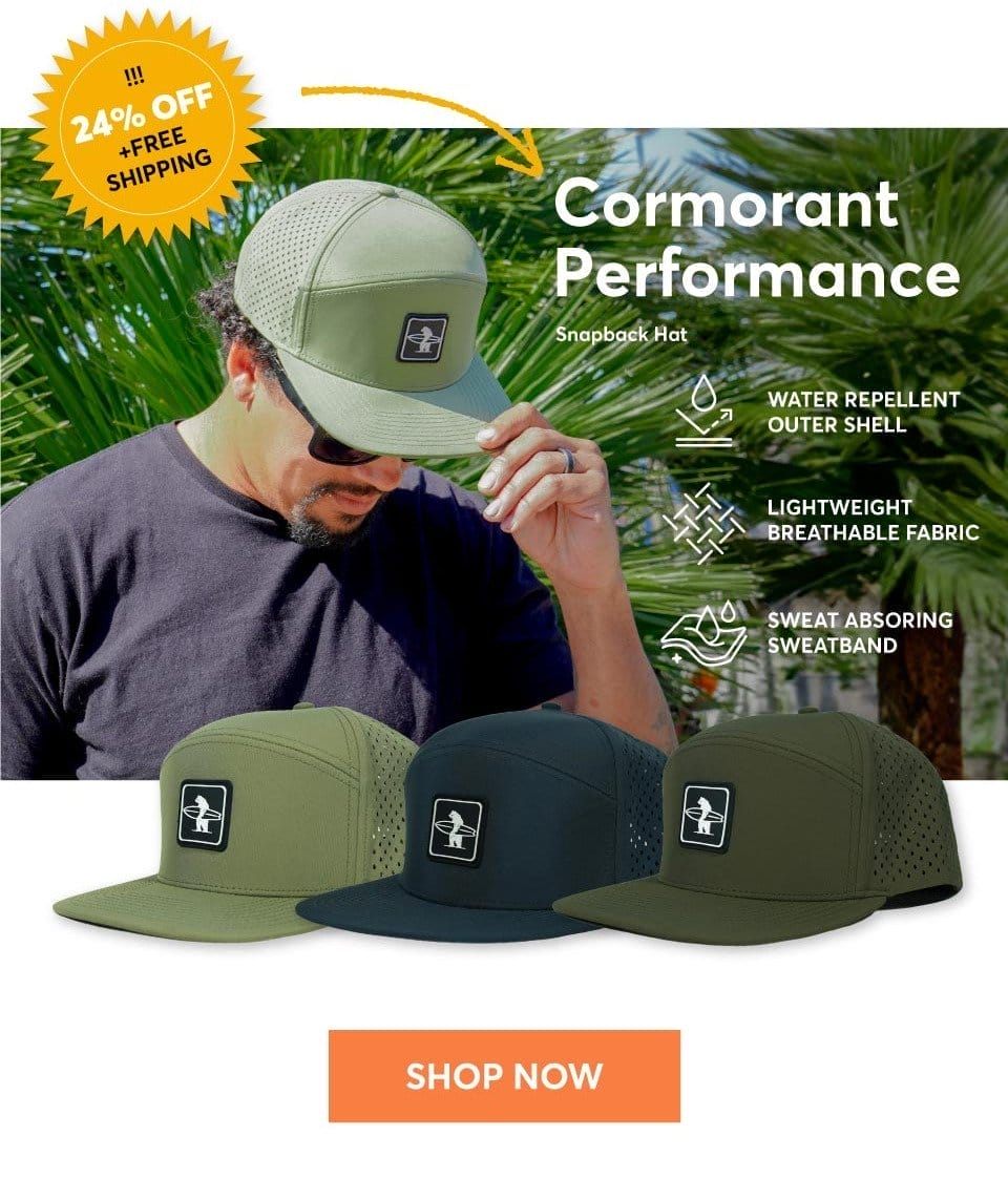 Cormorant Performance Snapback Hat