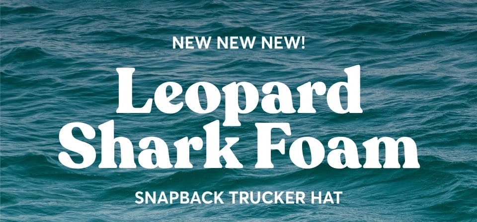 Leopard Shark Foam Snapback Trucker Hat