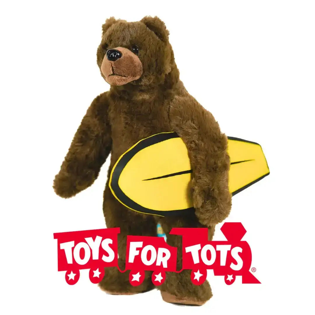 Image of Toys for Tots Donation - Brutus 'The Bear' Plush Toy