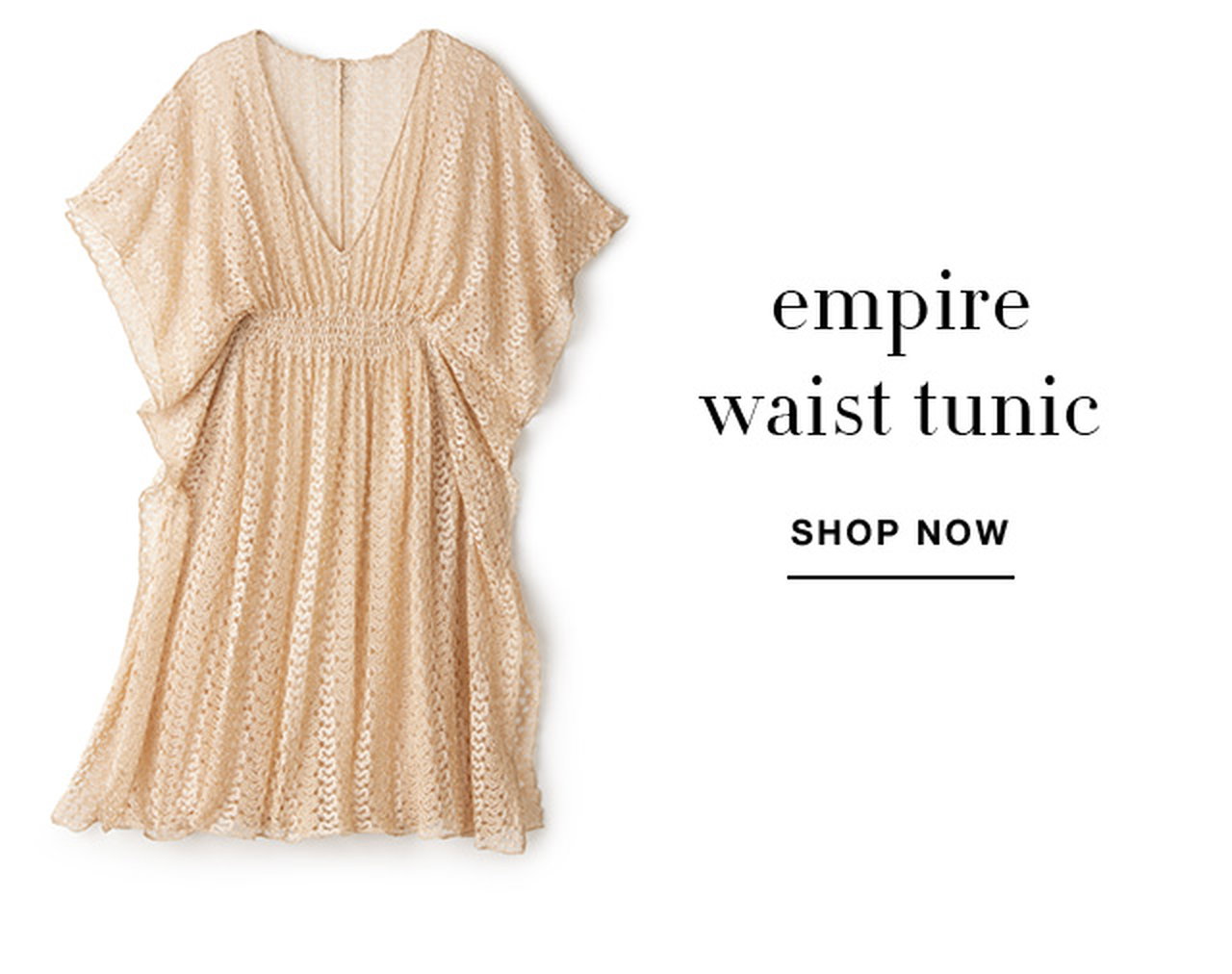 empire tunic