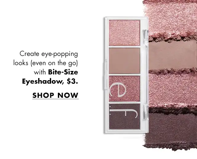 Bite-size eyeshadow palette